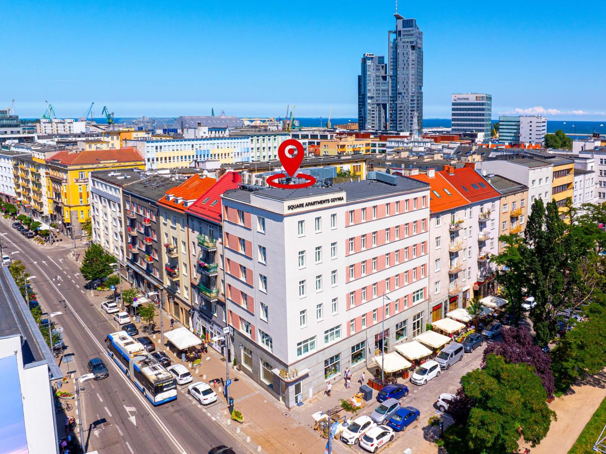 Square Apartments Гдыня Экстерьер фото